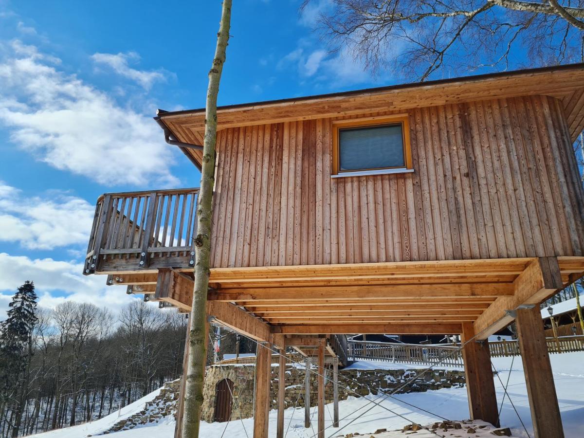 Hotel Waldquelle - Baumhaushotel Aerzen Bagian luar foto